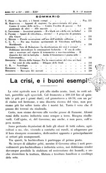 Il coltivatore e giornale vinicolo italiano