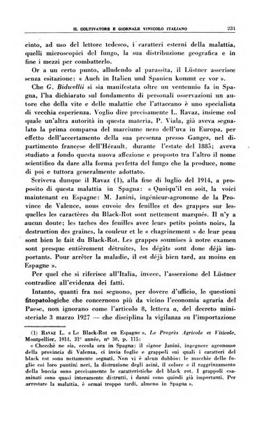 Il coltivatore e giornale vinicolo italiano