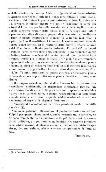 Il coltivatore e giornale vinicolo italiano