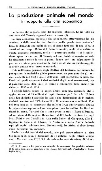 Il coltivatore e giornale vinicolo italiano