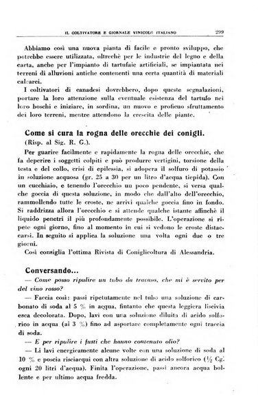 Il coltivatore e giornale vinicolo italiano