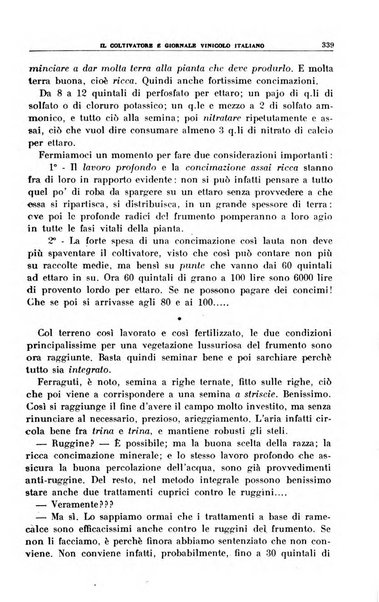 Il coltivatore e giornale vinicolo italiano