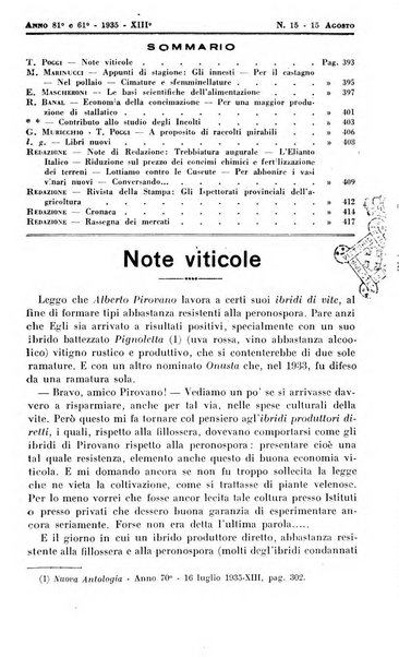 Il coltivatore e giornale vinicolo italiano