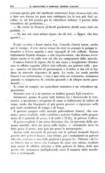 Il coltivatore e giornale vinicolo italiano