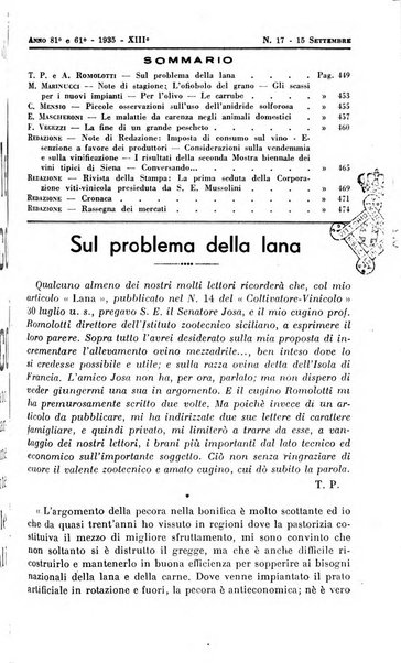 Il coltivatore e giornale vinicolo italiano