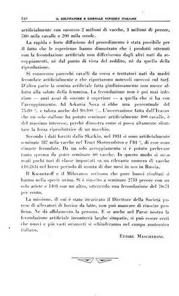 Il coltivatore e giornale vinicolo italiano