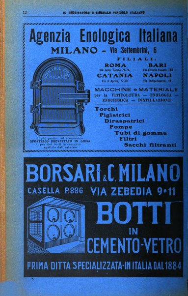 Il coltivatore e giornale vinicolo italiano