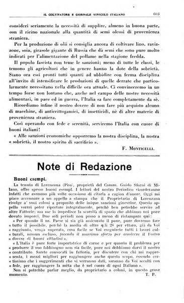 Il coltivatore e giornale vinicolo italiano