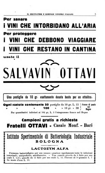 Il coltivatore e giornale vinicolo italiano