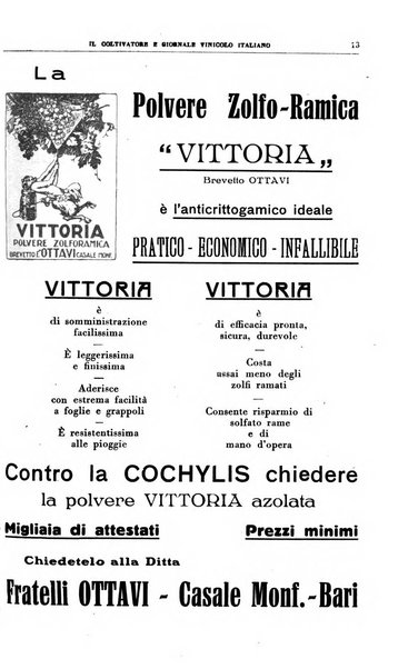 Il coltivatore e giornale vinicolo italiano