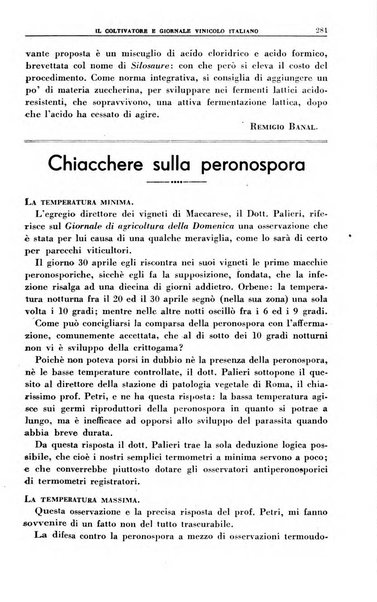 Il coltivatore e giornale vinicolo italiano