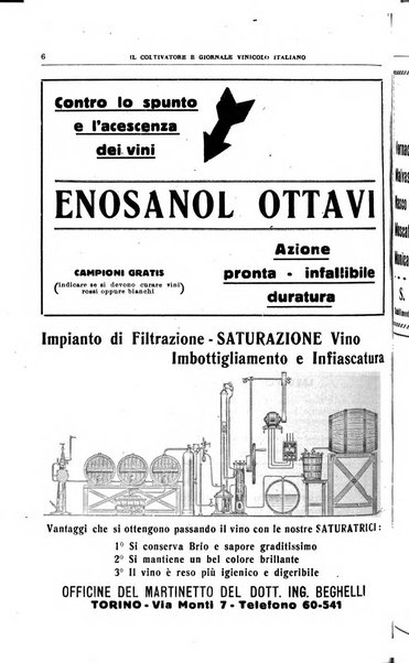 Il coltivatore e giornale vinicolo italiano