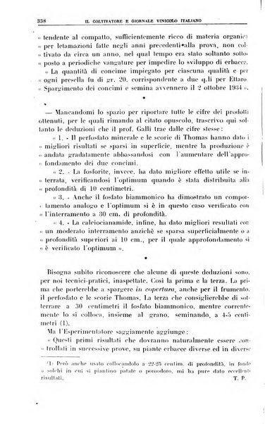 Il coltivatore e giornale vinicolo italiano