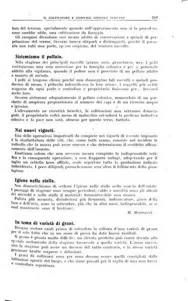 Il coltivatore e giornale vinicolo italiano
