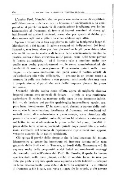 Il coltivatore e giornale vinicolo italiano