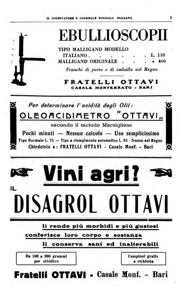 Il coltivatore e giornale vinicolo italiano