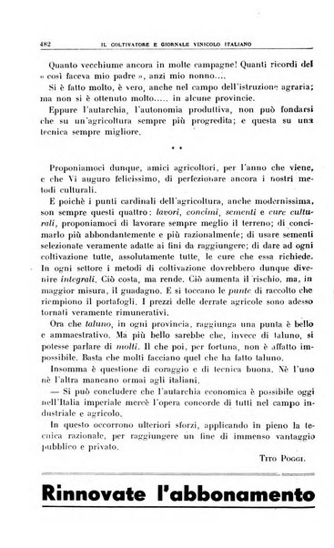 Il coltivatore e giornale vinicolo italiano