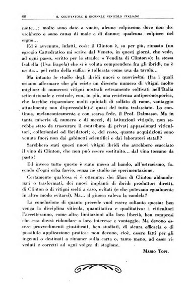 Il coltivatore e giornale vinicolo italiano