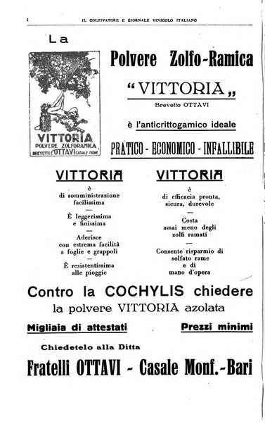 Il coltivatore e giornale vinicolo italiano