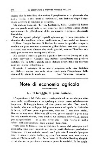 Il coltivatore e giornale vinicolo italiano