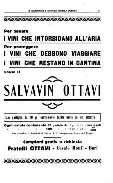 Il coltivatore e giornale vinicolo italiano