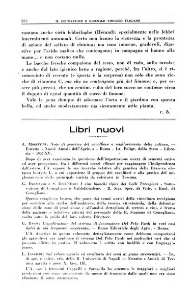 Il coltivatore e giornale vinicolo italiano