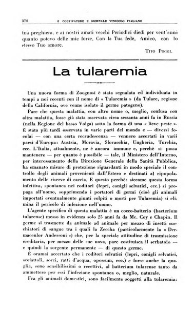 Il coltivatore e giornale vinicolo italiano