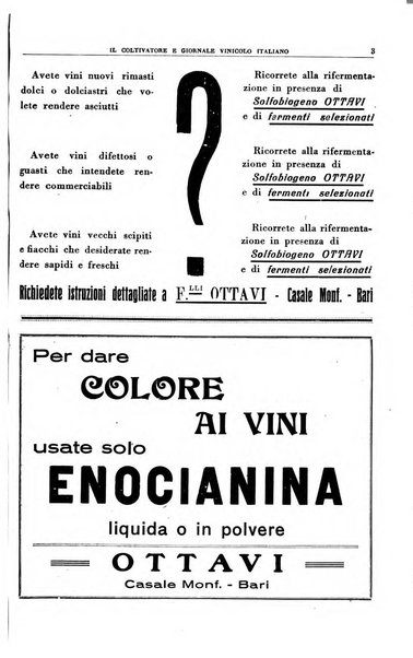 Il coltivatore e giornale vinicolo italiano