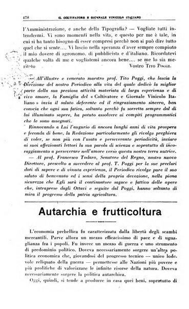 Il coltivatore e giornale vinicolo italiano