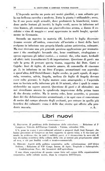 Il coltivatore e giornale vinicolo italiano