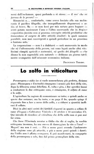 Il coltivatore e giornale vinicolo italiano