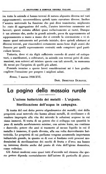 Il coltivatore e giornale vinicolo italiano