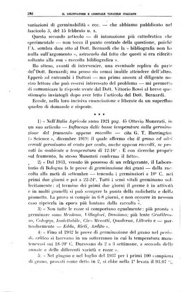 Il coltivatore e giornale vinicolo italiano