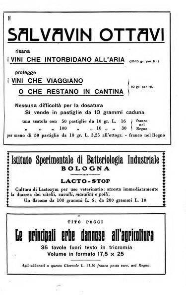 Il coltivatore e giornale vinicolo italiano