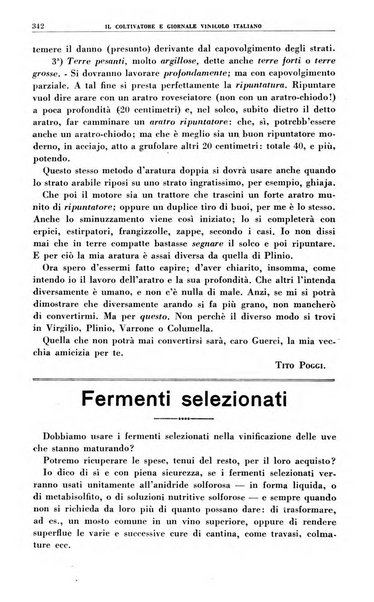 Il coltivatore e giornale vinicolo italiano