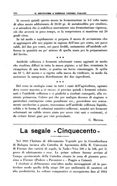 Il coltivatore e giornale vinicolo italiano