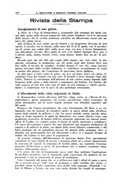 Il coltivatore e giornale vinicolo italiano