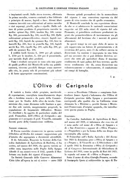 Il coltivatore e giornale vinicolo italiano