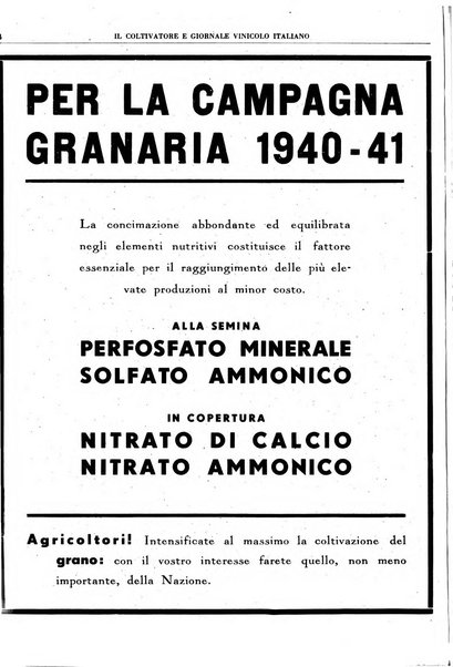 Il coltivatore e giornale vinicolo italiano