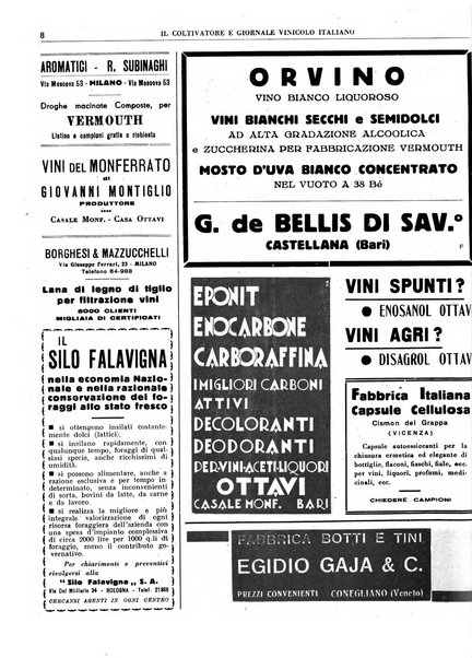 Il coltivatore e giornale vinicolo italiano