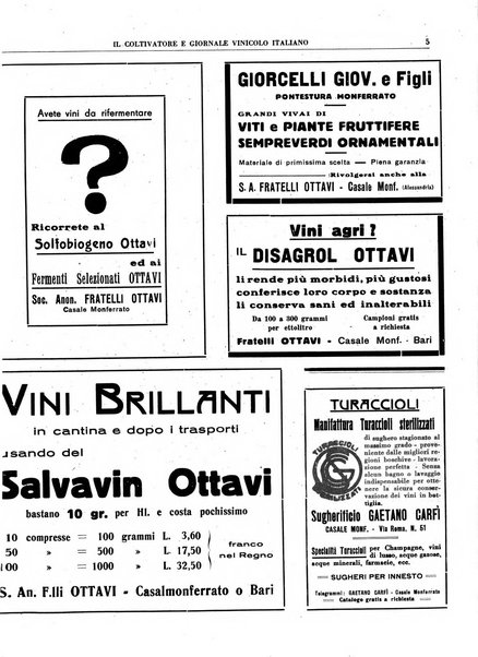 Il coltivatore e giornale vinicolo italiano