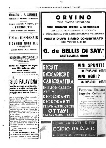 Il coltivatore e giornale vinicolo italiano