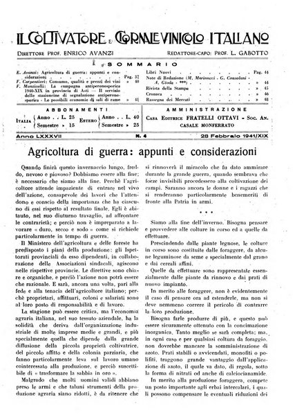 Il coltivatore e giornale vinicolo italiano