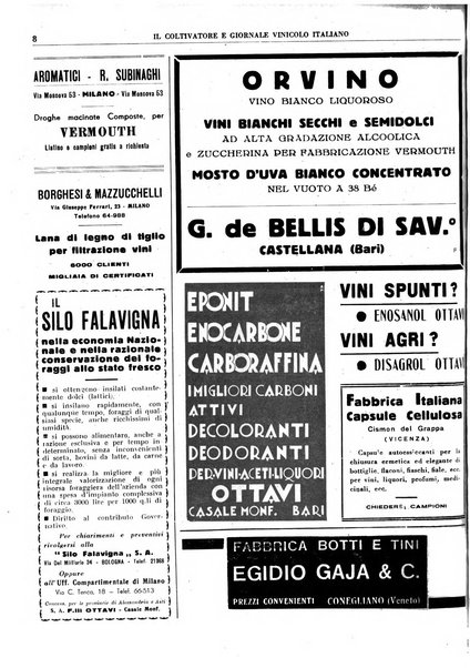 Il coltivatore e giornale vinicolo italiano