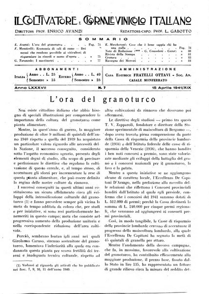 Il coltivatore e giornale vinicolo italiano