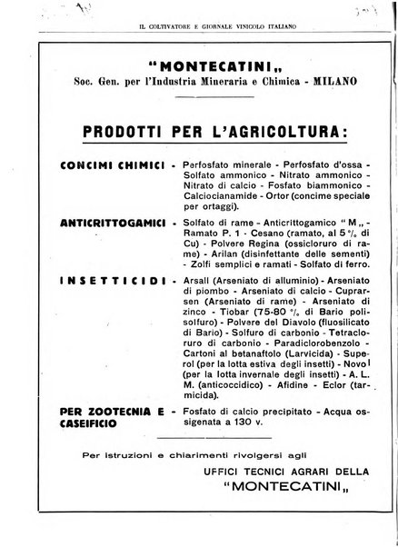 Il coltivatore e giornale vinicolo italiano