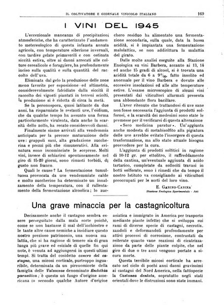 Il coltivatore e giornale vinicolo italiano