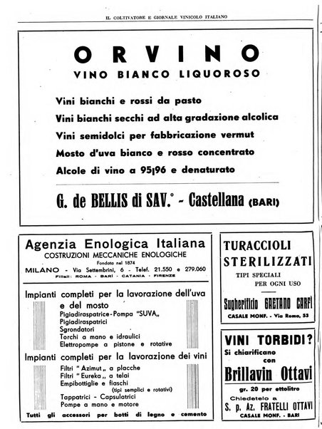 Il coltivatore e giornale vinicolo italiano