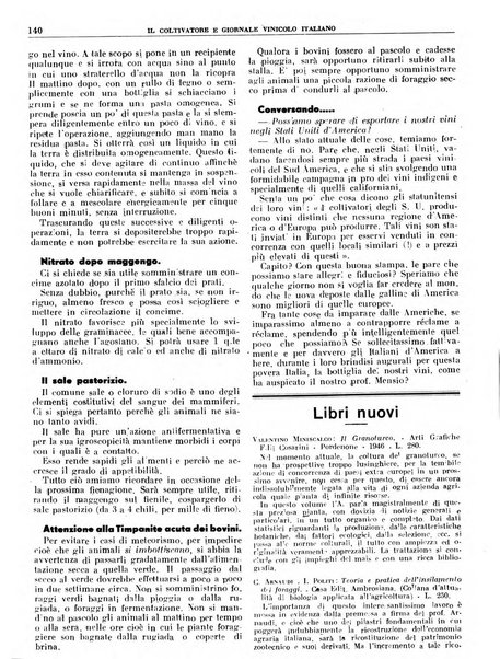 Il coltivatore e giornale vinicolo italiano