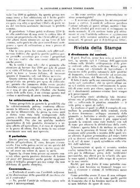 Il coltivatore e giornale vinicolo italiano